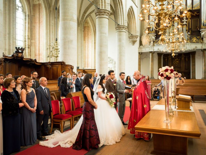 Jan van de Maat Bruidsfotografie Trouwfotografie Grote Kerk Dordrecht