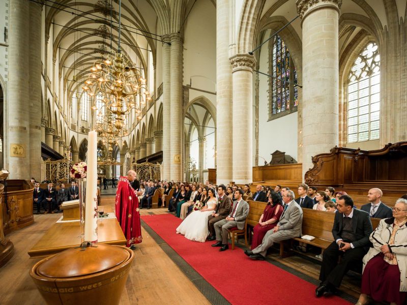 Jan van de Maat Bruidsfotografie Trouwfotografie Grote Kerk Dordrecht
